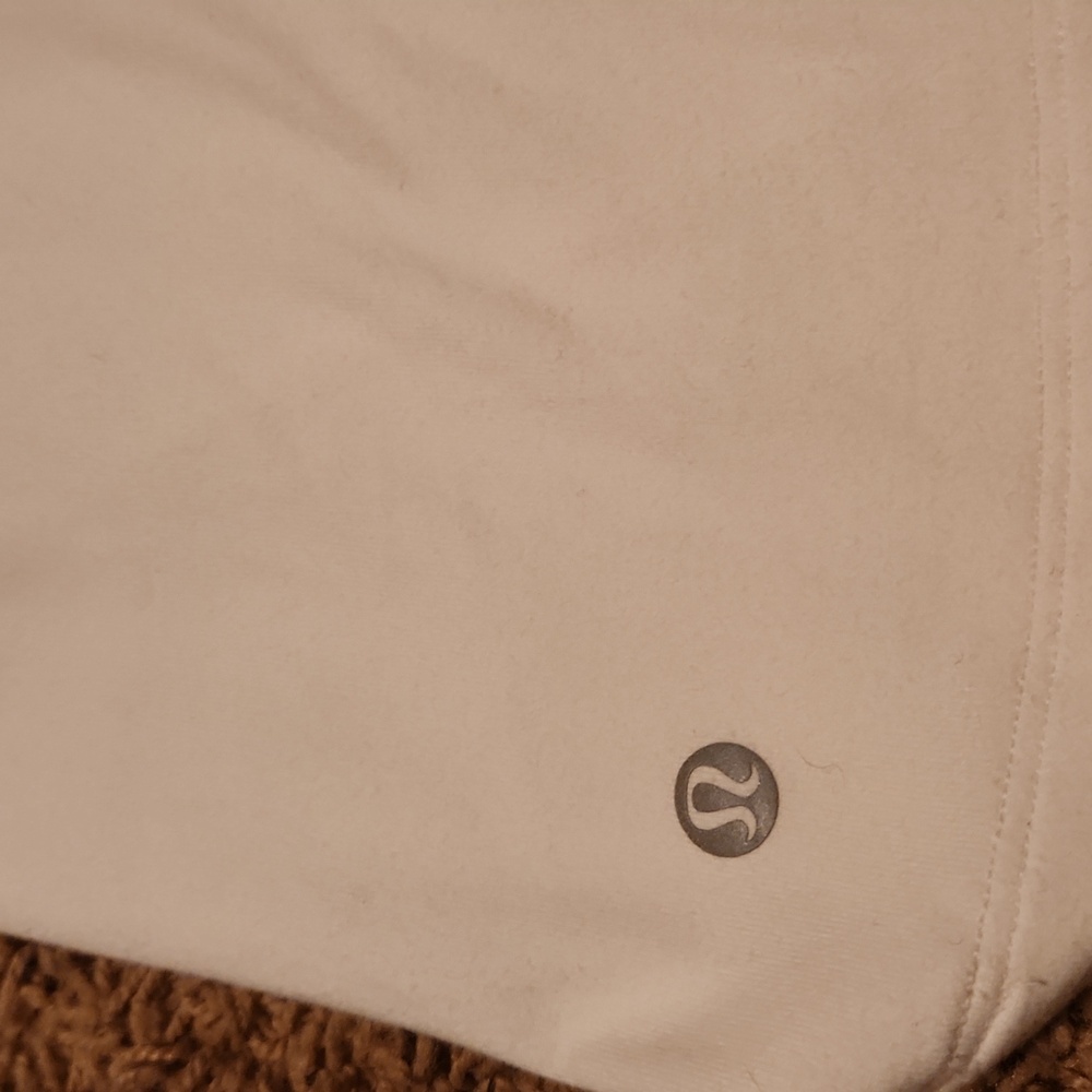 Lululemon Athletica White Long Sleeve Athletic Shirt Size 6 - Picture 7 of 8